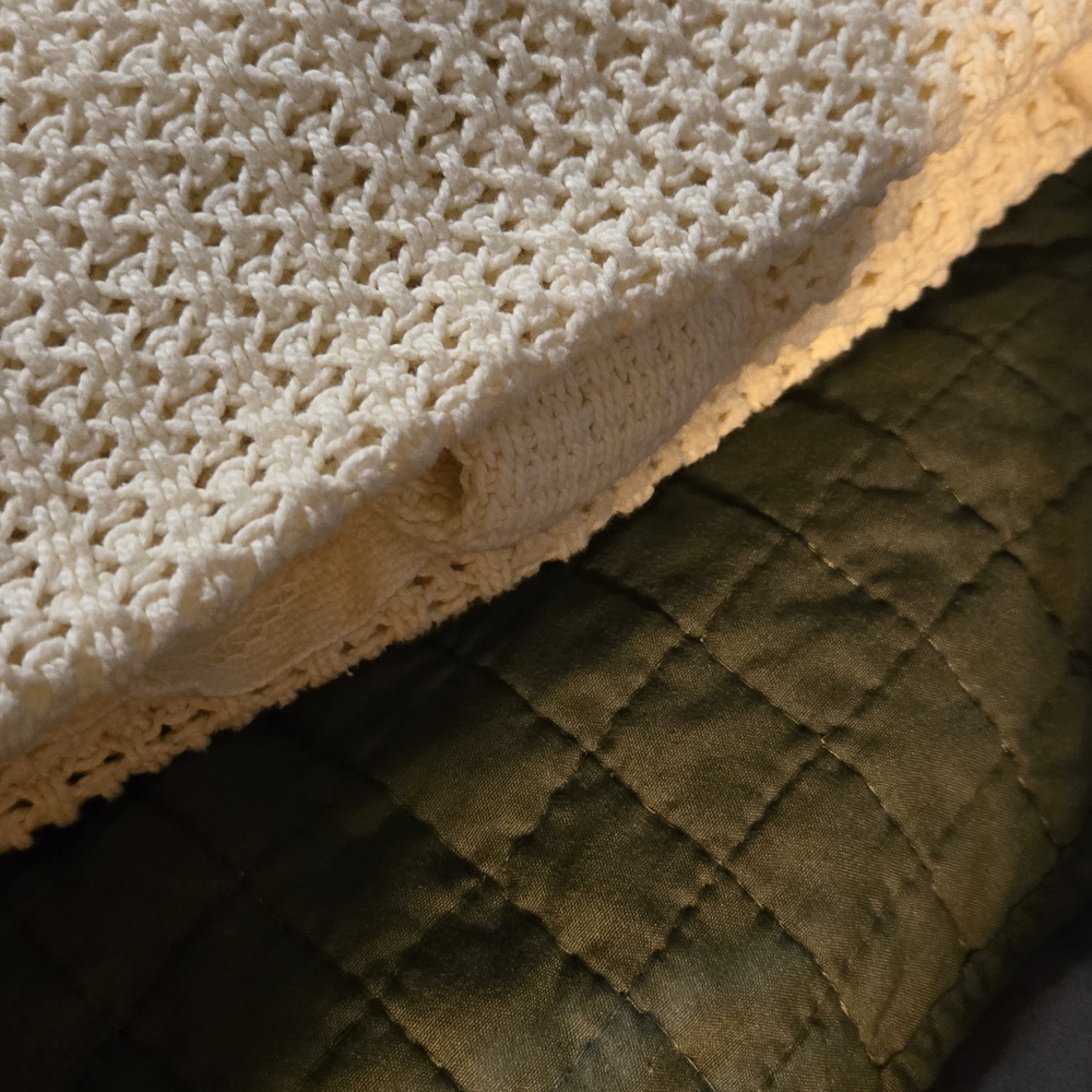 Eaton Vintage Waffle Knit Blanket - Picture 7 of 7
